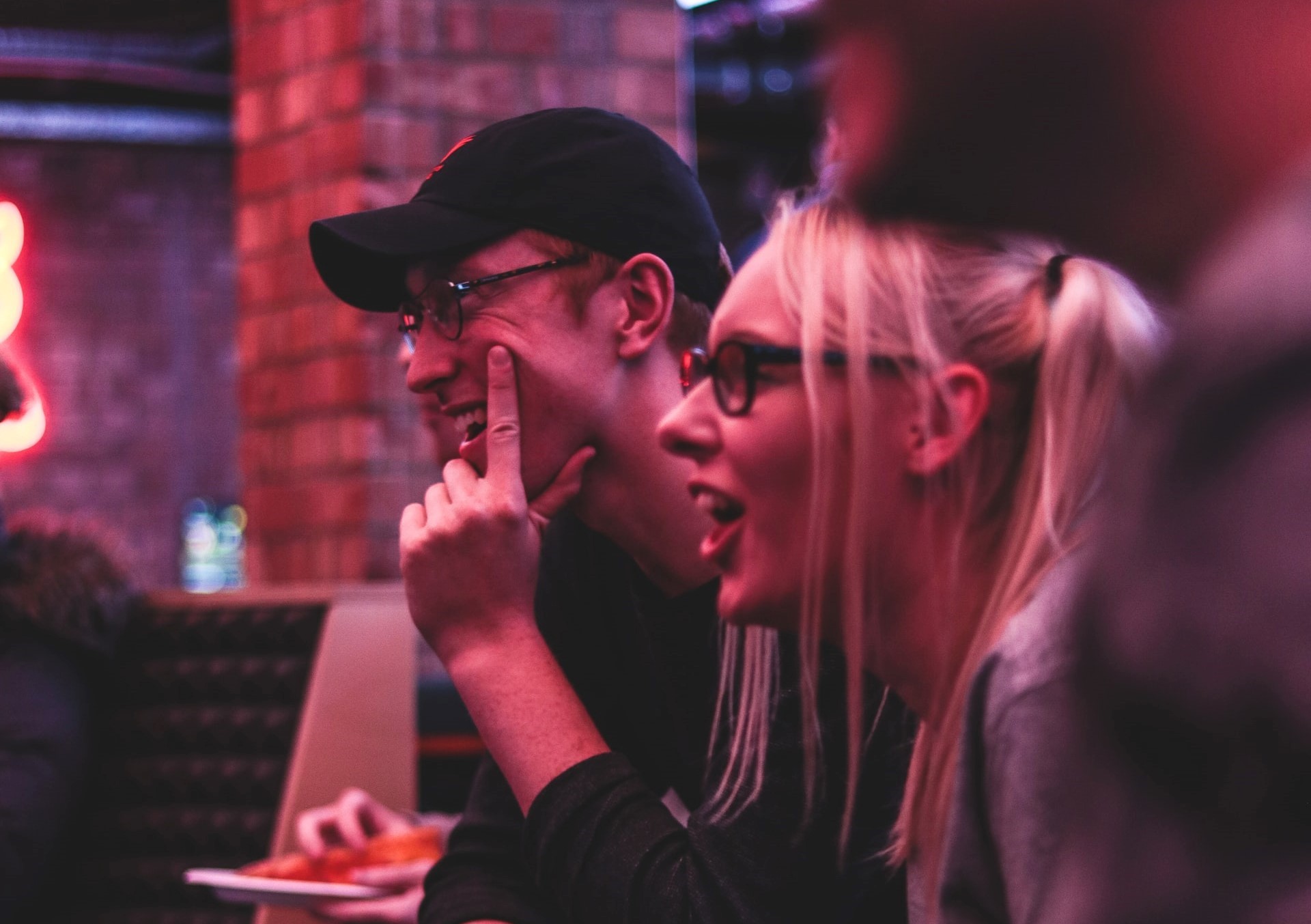 Friends enjoying a social gathering